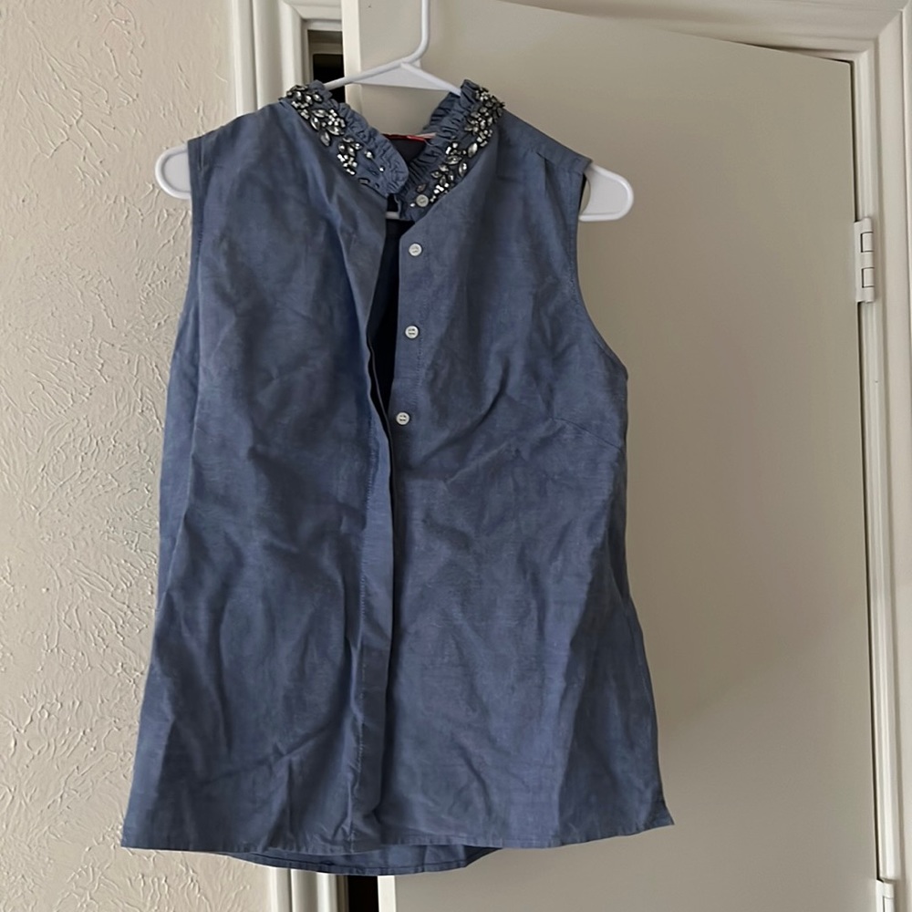 English Laundry Blue Gem Collared Shirt